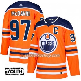 Lapsille NHL Edmonton Oilers Pelipaita Connor McDavid 97 Adidas 2017-2018 Oranssi Authentic